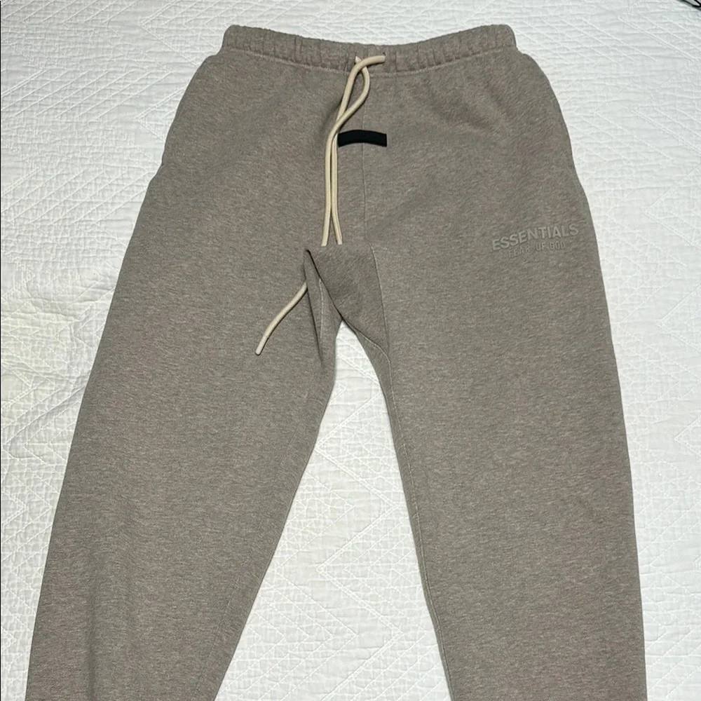 Essentials Unisex Tan Sweatpants - Picture 1 of 6